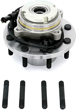 FKG 515057 (DRW; Coarse Threads - 4x4 Only; 4-Wheel ABS Only) Front Wheel Bearing Hub Assembly fit for 2000-2004 Ford F-250 F-350 F-450 F-550 Super Duty