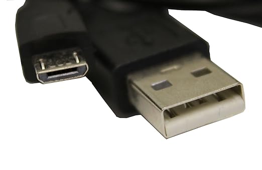 Micro USB Charge and Sync Cable by Mars Devices - 2.5 Feet - Black