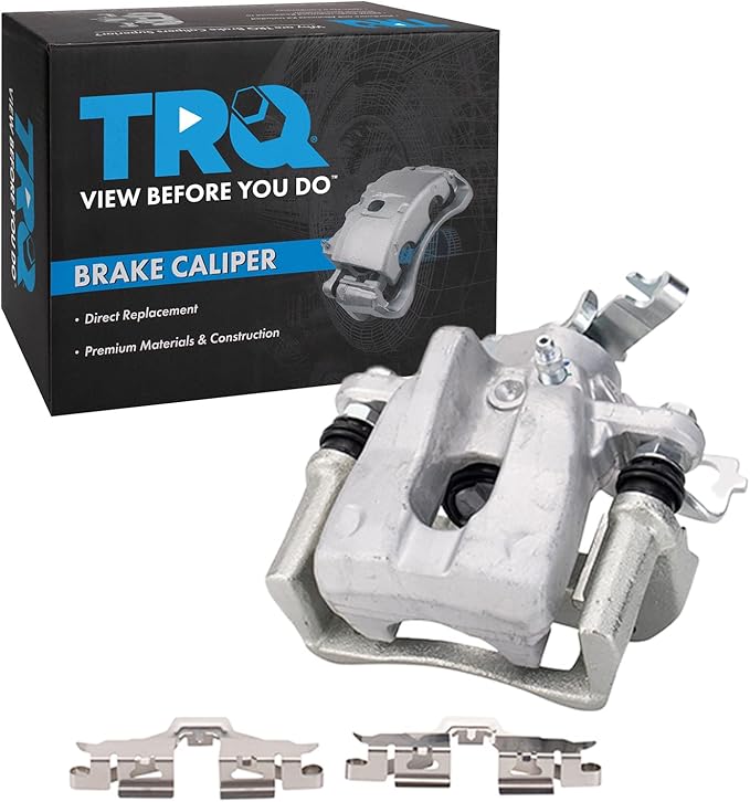 TRQ Rear Right Brake Caliper w/Bracket Passenger Side Compatible with 2009-2010 Pontiac Vibe 2009-2013 Toyota Matrix