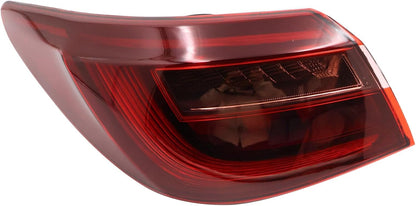 XQSMWF LED Outer Tail Light Compatible with Infiniti Q50 2018-2021 Left Driver Side W/o Blind Spot 26555-6HH1B