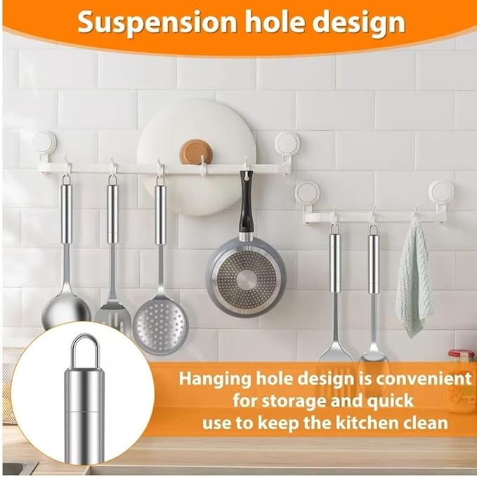 100% Pure Titanium Spatula Cookware Kitchen Essentials Cooking Utensils Set Kitchen Accessories Cookware Kitchen Essentials Cooking Utensils Set Kitchen Accessories(A)