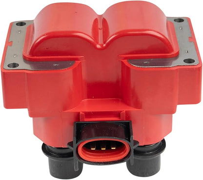 TRQ Ignition Coil Compatible with 1988-2003 Ford 1991-1997 Lincoln 94-02 Mazda 91-02 Mercury