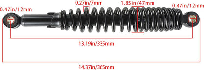 Rear Shock Absorbers 335mm Eye To Eye