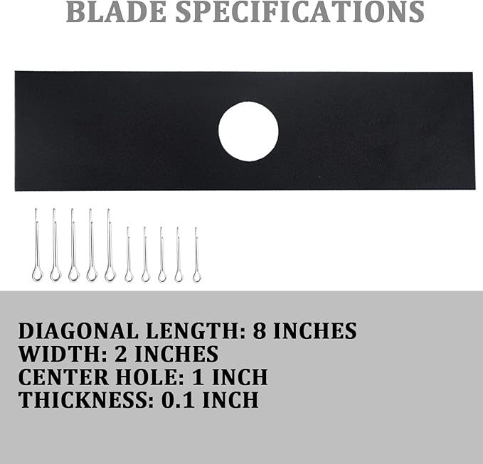 5 Pack 613223 Edger Blades Compatible with Ryobi, Echo, Stihl, Maruyama, Green Machine Edger, Replace 720-237-001, 4133-713-4101, 216062, 237001-1 Inch Center Hole