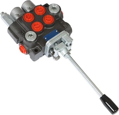 ALL-CARB Hydraulic Valve 2 Spool Hydraulic Directional Control Valve 11GPM 3600PSI BSPP Double Acting for Tractors Loaders Tanks