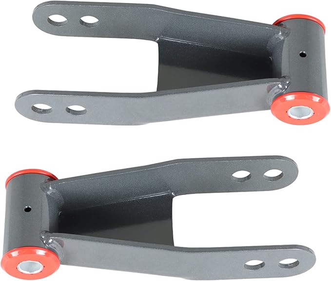 labwork Rear Adjustable Lift Shackle Kit Replacement for Chevy Silverado GMC 1988-2018