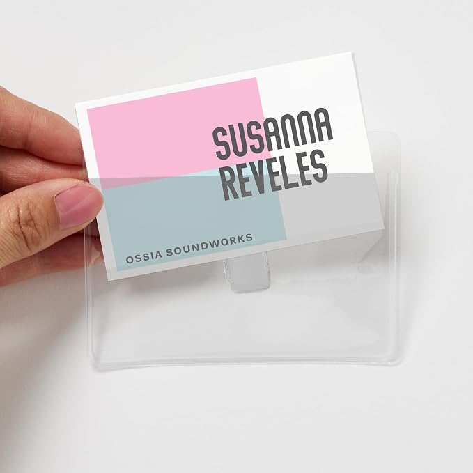 Avery® Customizable Name Badge Inserts for Name Tag Holders, 3" x 4", White, Laser/Inkjet Printable, 300 Total (5392)
