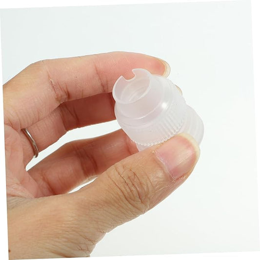 Cake Piping Coupler Set 3 Sizes Nozzle Converter for Baking Supplies and Kitchen Tools