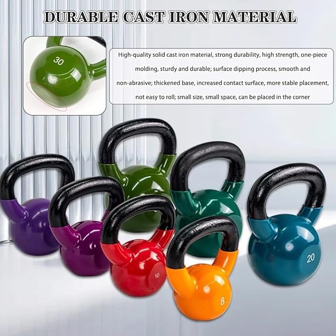 Kettlebell Weights For Women Men's Strength Training Kettle Bells, Beginner Fitness Dumbbell, Squat/swing/lunge, Home Exercise Equipment