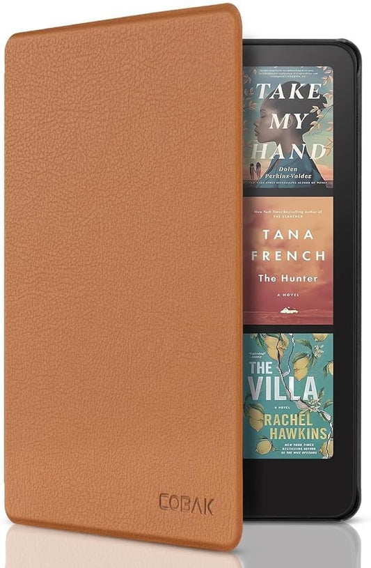 CoBak Case for 7" E-Readers - All New PU Leather Cover with Auto Sleep Wake Feature for E-Readers 2024 Released