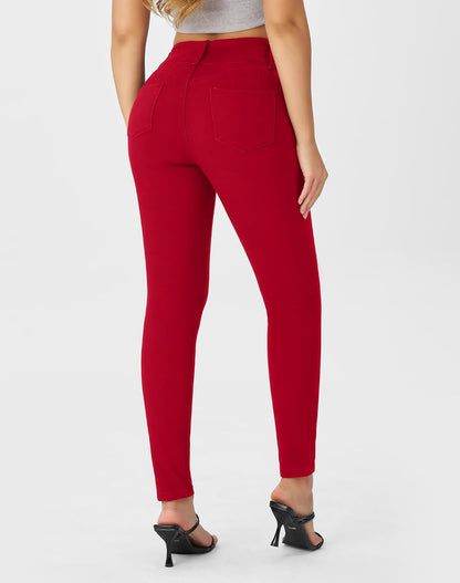 roswear Women’s High Waisted Stretchy Skinny Curvy Jeans Tummy Control Jeggings.