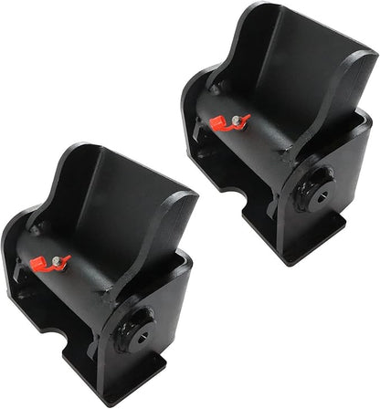 Pair(2) Dump Trailer Hinges - Heavy Duty Dump Trailer Hinges Grease Fitting Weld On Solid Steel Compatible with Dump TrucksDump Trailers