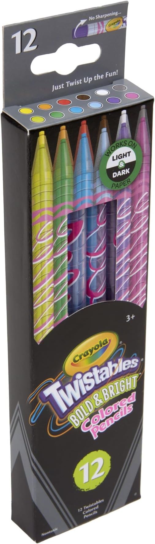 Crayola Erasable Twistable Colored Pencils 12-Pieces