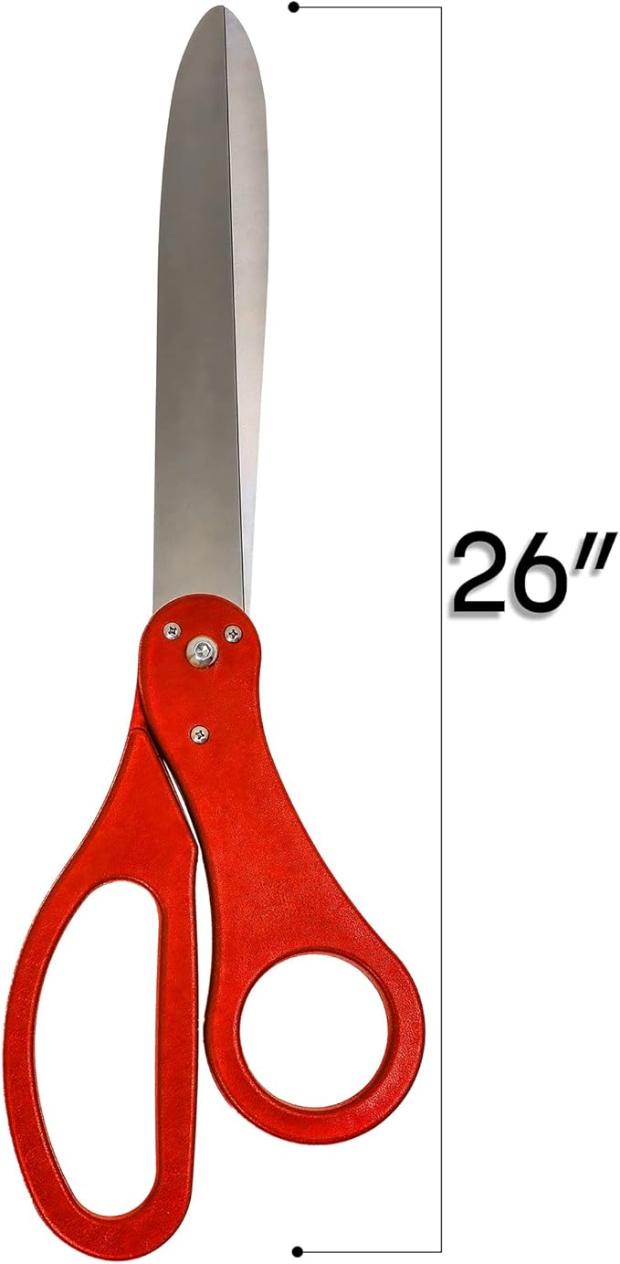 Trademark Innovations 25" Ceremony Ribbon Cutting Scissors (Red)