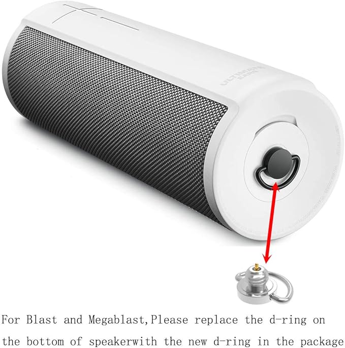 Power Up Charging Dock Compatible with Ultimate Ears UE Boom 3Megaboom 3BlastMegablast(Wall Charger and 5 Feet Cable Included) White(Not for Boom4Megeboom 4)