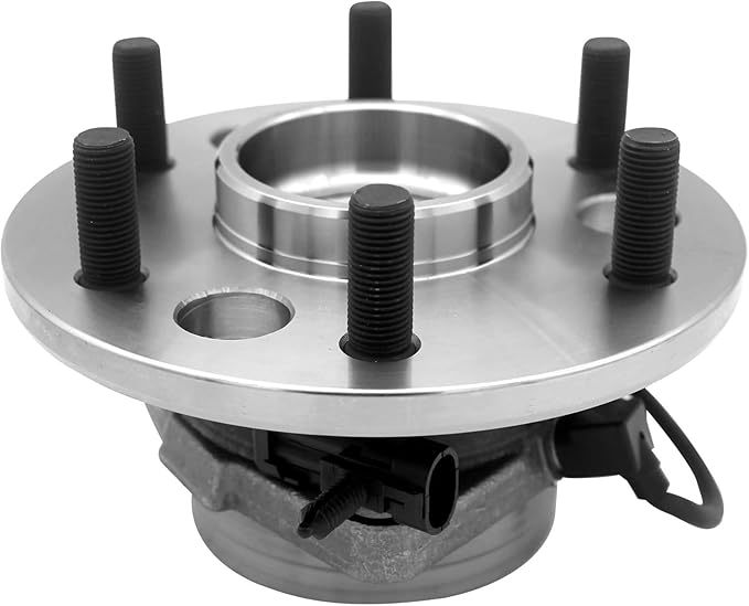 (727) 515024 Front Wheel Bearing Hub Assembly 4WD for Chevy Tahoe K1500 K2500 Suburban, GMC Yukon K1500 K2500 Suburban (Old Body Style Only), Cadillac Escalade Hub Bearing 6 Lugs w/ABS 4x4