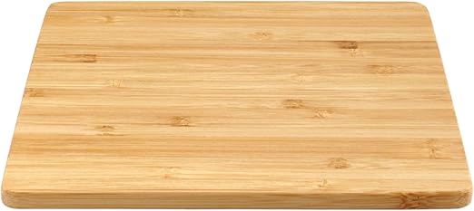 BambooMN Small Premium Bamboo Serving and Cutting Board, Charcuterie, Home and Everyday use - 7.9" x 5.5" x 0.4" - 1 pc