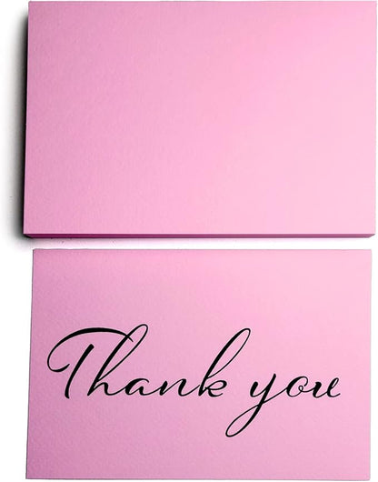 PPAPPAPPIYO Set of 50 4x6 Color Blank index cards 180gsm (pink)