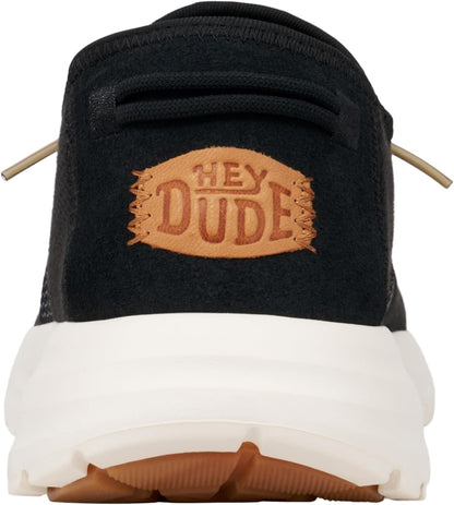 HEYDUDE Men's Sirocco Neutrals Slip On Sneaker | Breathable Knit Upper | Textile Upper, Cushioned Heel Collar, Removable Foam Insole, Flexible Outsole, Easy On System