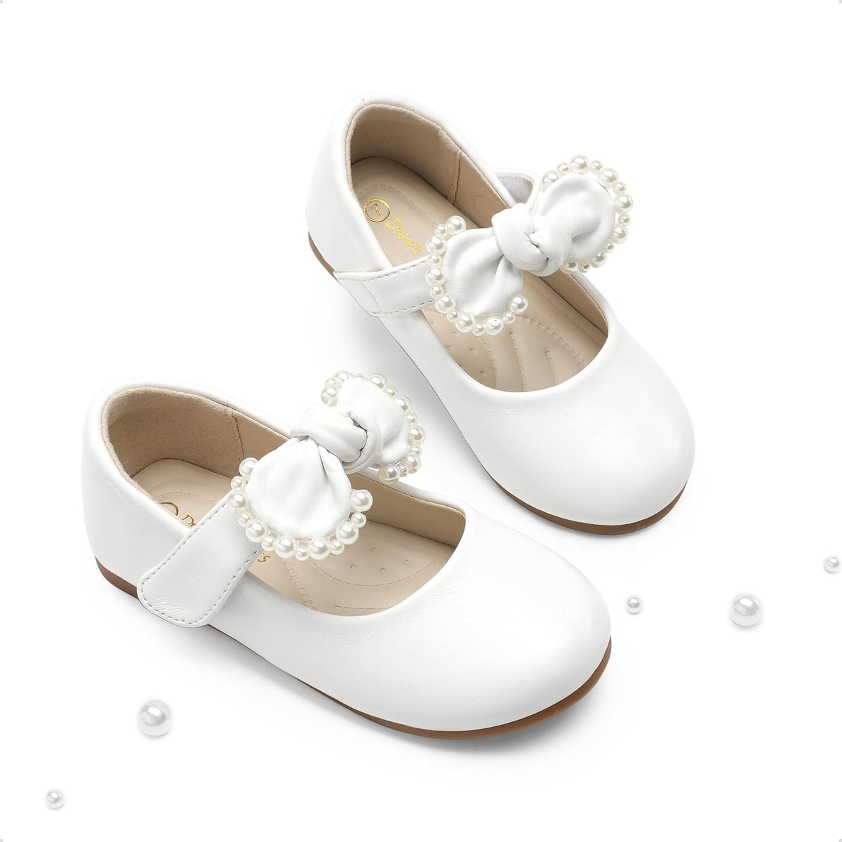 Size 11-Little Kid, DREAM PAIRS Toddler Flower Girl Dress Shoes Little Girls Mary Janes Ballet Flats Ballerina Shoes Wedding Party