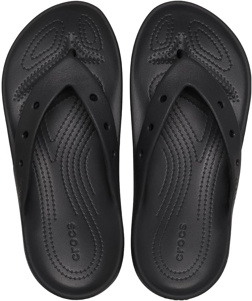 Black, Crocs Unisex Adult Classic V2 Flip Flops