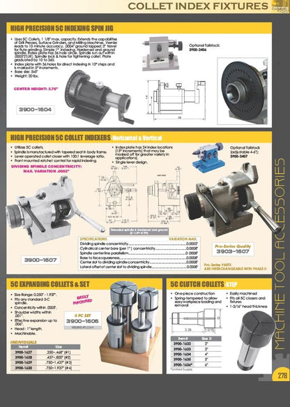 HHIP 3900-1129 5C Round Collet, 1/2"