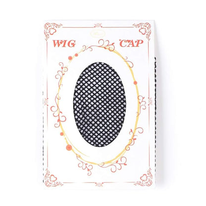 1 Pack Dreamlover Black Wig Caps with Thick and Strong Nylon Thread, Durable Mesh Net Fishnet Wig Cap with Close Dome, Perfect for Mermaid Makeup (Black)