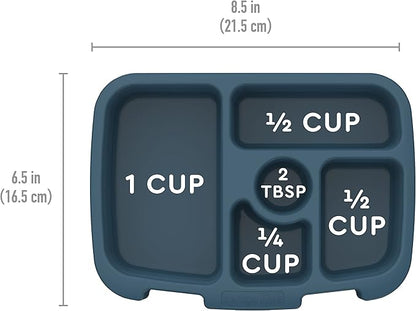 Bentgo¬Æ Kids Prints Tray with Transparent Cover - Reusable, BPA-Free, 5-Compartment Meal Prep Container with Built-In Portion Control for Healthy Meals At Home & On the Go (Friendly Skies)