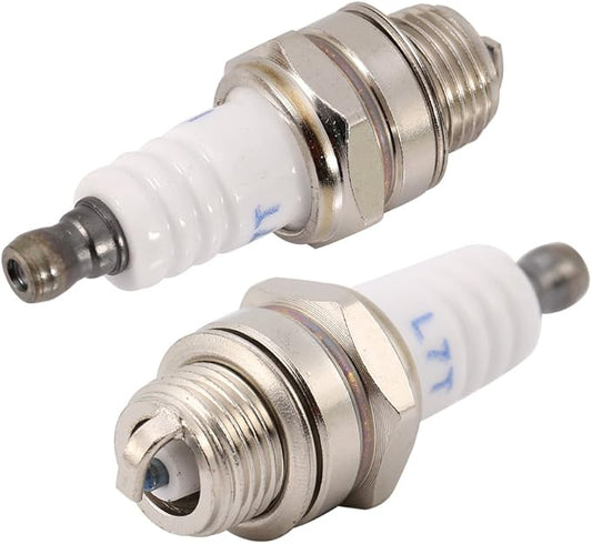 Lawn Mower Spark Plug,55 x 22mm 2 - Cycle Chainsaw Engine Spark Plug Chainsaw Lawn Mower Engine Replacement Accessory for Motors