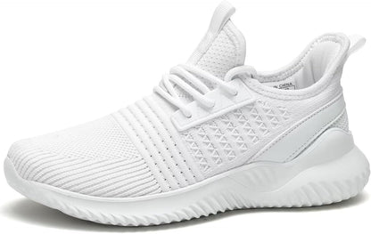 Women's Walking Shoes Lightweight Breathable Running Shoes Non Slip Athletic Fashion Sneakers Mesh Workout Casual Sports