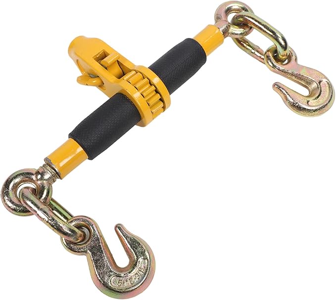 Labor Saving, Bumpy Textured Rubber Grip, Excellent Alloy Steel Material, Detachable, Wide Application Ratchet Chain With Chain for Stationary Transportation