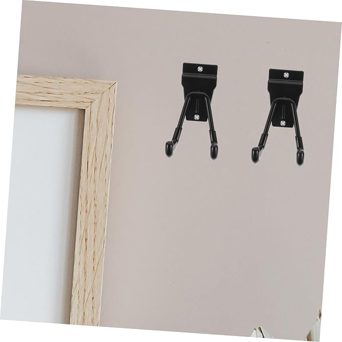 2pcs Metal Hooks Wall Mount Hanging Hooks Storage Heavy Duty Hanger for Bike