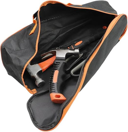 Dnyta Canvas Tool Bags Multiple Tool Bags with Zipper Small Metal Tool Bag for Multi-Tool Storage (Small)
