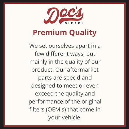DOC'S DIESEL Ram 6.7L Cummins Crankcase CCV Filter 2007.5-2023 Replaces CV52001  OEM Grade Crankcase