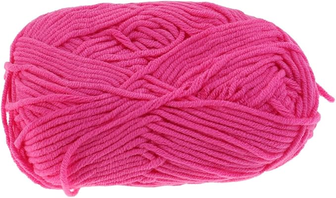 SUPVOX Cotton Yarn Chunky Plush Yarn for Knitting Crocheting Scarf Hat Milk Cotton Machine Washable