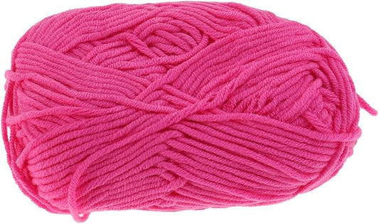 SUPVOX Cotton Yarn Chunky Plush Yarn for Knitting Crocheting Scarf Hat Milk Cotton Machine Washable