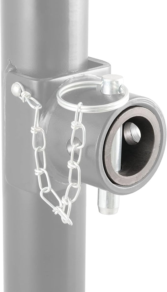 CURT 28943 Replacement Swivel Jack Male Pipe Mount, 58-Inch Pin Hole