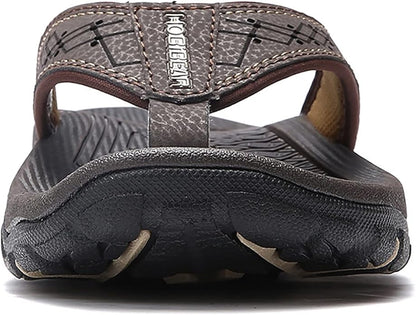 Mens Criss Cross Sandals,Arch Support Recovery Sport Slippers Slides with Plantar Fasciitis Orthotic Footbed