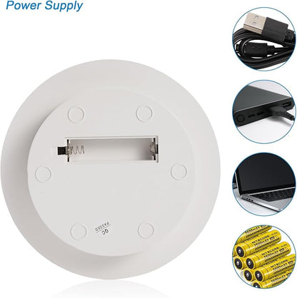 Rotating Display Stand Turntable Stand Spinning Stand for Product Shows White
