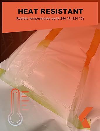 Painters Tape for Cars Vehicles Paint Tape Auto Body Yellow Masking Tape Heat Resistant Automotive Removable No Residue Painting Tape Bulk Set for Paint Booth, 0.94in-60 yards/6rolls