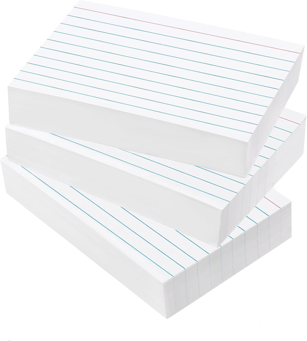 300 PCS Index Cards 3x5 Ruled - Goefun White Lined Note Cards 3 x 5 Flashcards for Studying, Note Taking and To Do List
