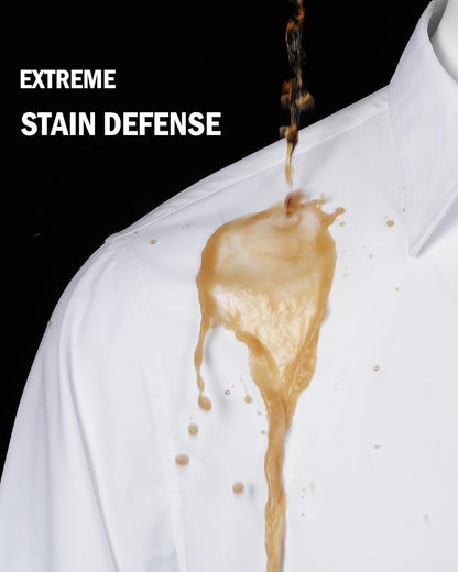 J.VER Men's Dress Shirts Stretch Stain Shield Long Sleeve Solid Formal Shirt Business Casual Button Down Shirts.