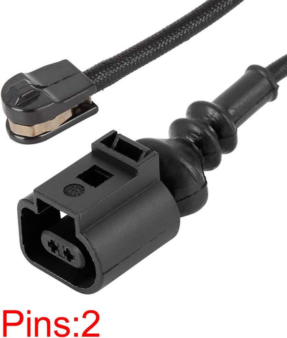 X AUTOHAUX 8V0615437 Front Brake Pad Electronic Wear Sensor Brake Pad Wear Indicators for Audi A3 Quattro 2012-2013