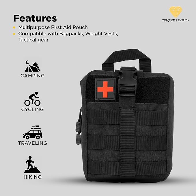 Tactical Waist Bags,Universal Outdoor Waist Bag,Tactical, EDC Molle Pouch, Utility Gadget Waist Bag with Cell Phone Holster for Sports,Medical Pouch,Tactical Survival First Aid Kit