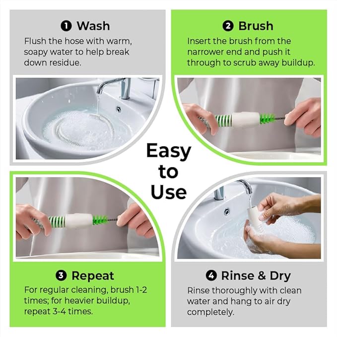 Purslim 6ft CPAP Hose Brush, CPAP Cleaner for Standard 22mm & Slim 15mm CPAP Hoses, CPAP Supplies and CPAP Accessories for CPAP Machines