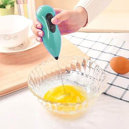 Plastic Handle Electric Egg Beater Coffee Milk Cheese Mixer Blender Whisk Cyan (id: d3a 54b 540 747 032, Small, d3a54b540747003234541b58d7ba7d