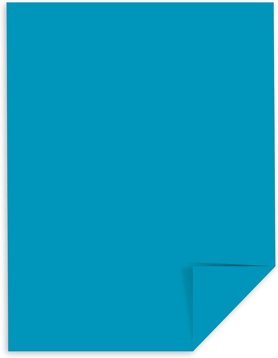 Neenah Paper 22861 Color Cardstock, 65lb, 8 1/2 x 11, Celestial Blue, 250 Sheets