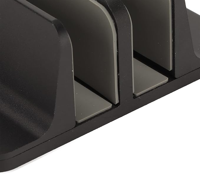 Vertical Laptop Stand Holder Plastic,Vertical Laptop Stand,Premium Vertical Aluminum Laptop Stand Tablets, and Books with Anti Slip Silicone Pads, for Home, Office