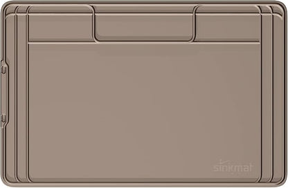 WeatherTech SinkMat  Waterproof Under Sink Liner Mat for Kitchen Bathroom  46 x 22 Inches - Durable, Flexible Tray  Home undersink Organizer Must Haves, Tan