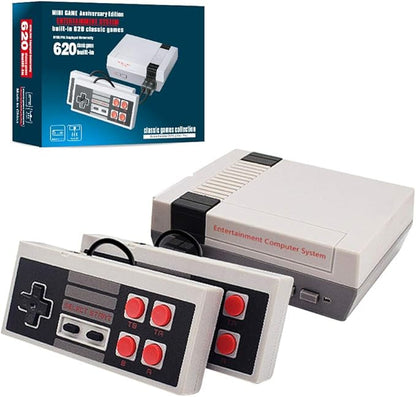Plug  Play Classic Handheld Game Console,Classic Game Console Built-in 620 Game Handheld Game Console, Video Game Player Console for Family TV Video (Game Console-01)